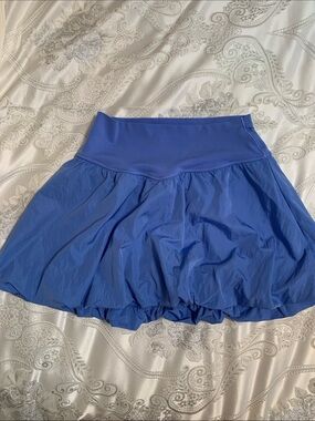 Athleta Blue Circle Skirt with Flattering Full Sweep
